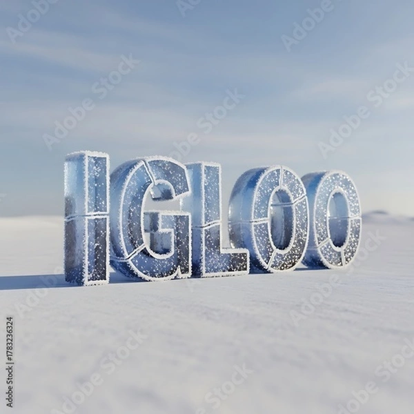 Obraz Icy Igloo Design.