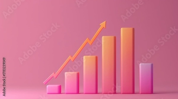 Obraz 3D render icon  8K 3D Model illustrator  3D render clay style of a glowing lightbulb representing innovation, isolated on pure white background 8K