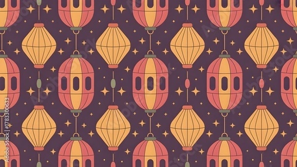 Obraz vintage seamless pattern