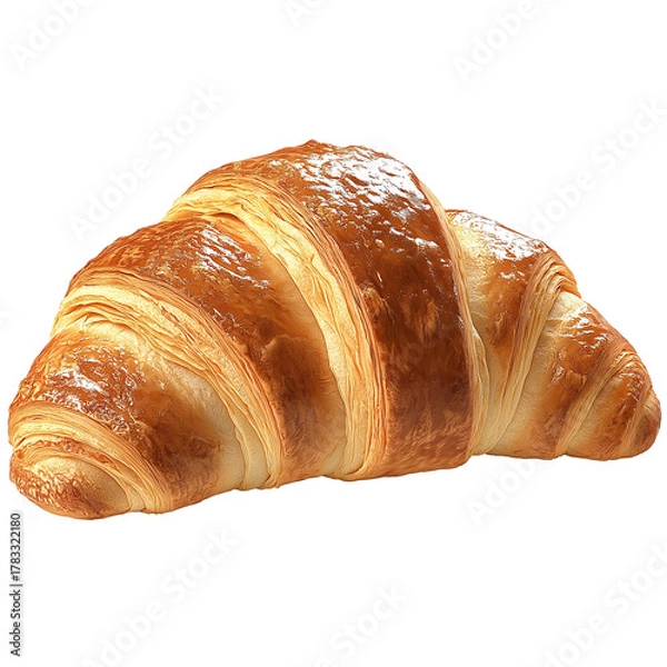 Fototapeta Croissant, alpha channel