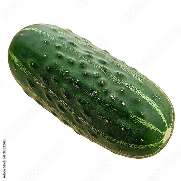 Fototapeta Cucumber, alpha channel