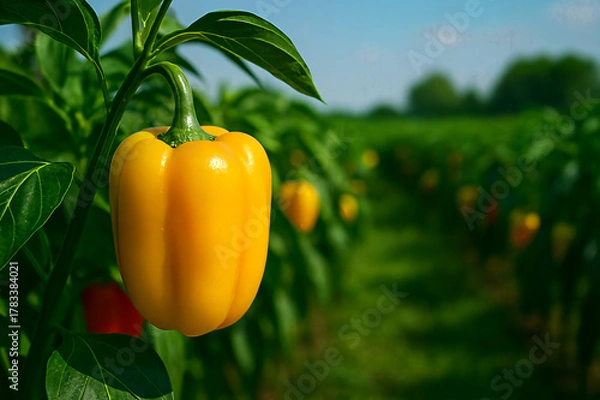 Fototapeta red bell pepper