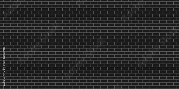 Obraz brick wall background. Brick wall background. dark gray pattern grainy concrete wall stone texture background.	