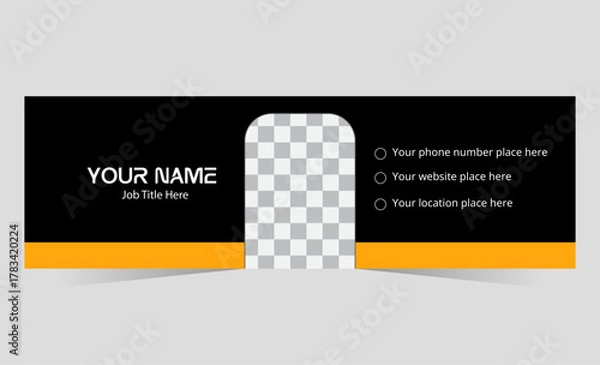 Obraz Email signature design