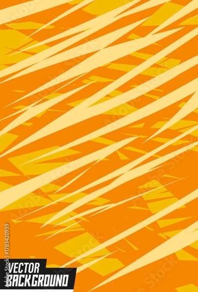 Obraz abstract sharp edge pattern background vector design