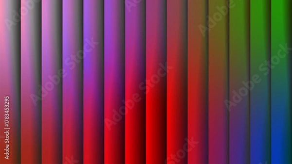 Obraz Deep Blue Neon Light Stripes Abstract Background
