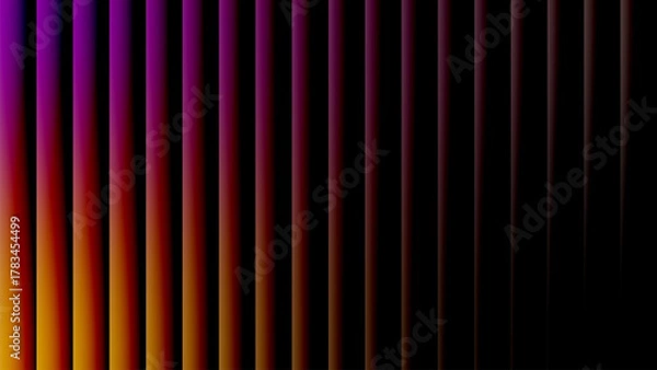 Obraz Deep Blue Neon Light Stripes Abstract Background
