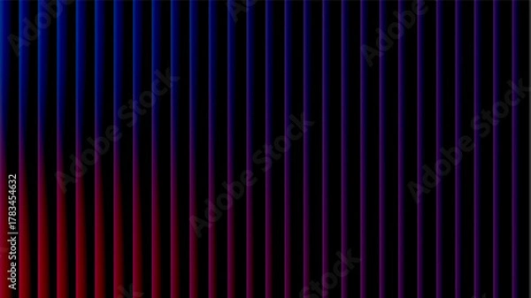 Obraz Deep Blue Neon Light Stripes Abstract Background