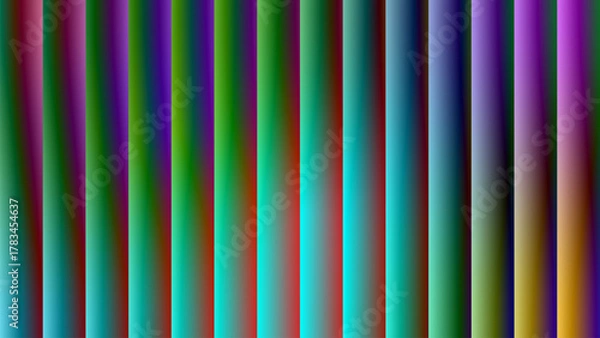 Obraz Deep Blue Neon Light Stripes Abstract Background