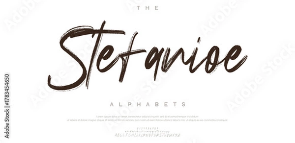 Obraz Soft, beautiful, and feminine signature font — perfect for beauty brands, bloggers, influencers, and creative entrepreneurs who want to express grace and personality.