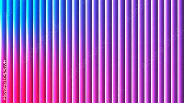 Obraz Deep Blue Neon Light Stripes Abstract Background