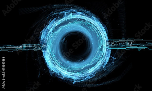 Obraz Power Circle Hologram