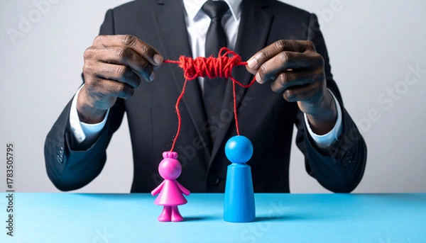 Obraz Relationship Manipulation Concept