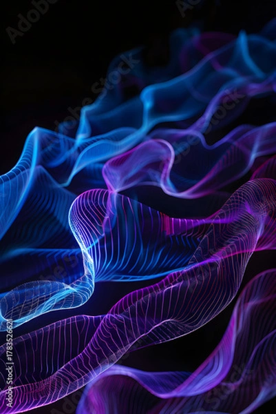 Fototapeta Spectacle of PZ Birefringece: A Vivid Journey Throug the Prism of Polarized Liht Waves