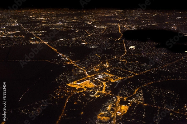 Obraz チェコ　上空写真