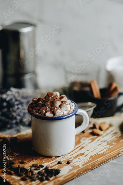 Obraz Filiżanka gorącego kakao