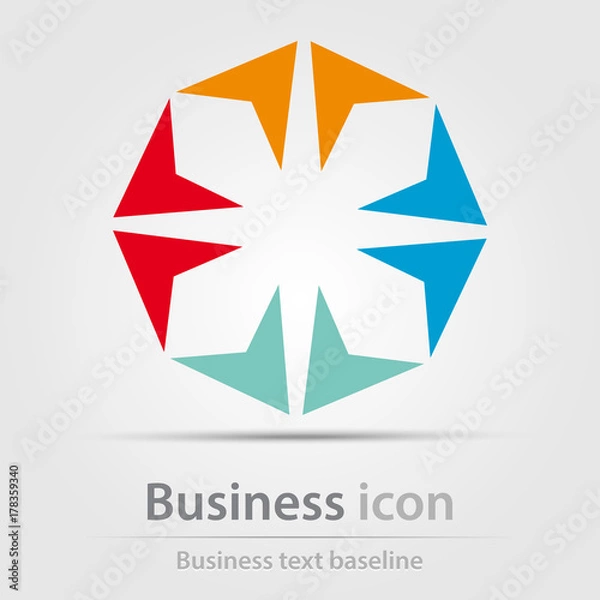 Fototapeta Originally created business icon