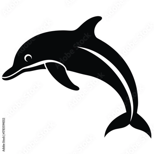 Obraz dolphin vector icon