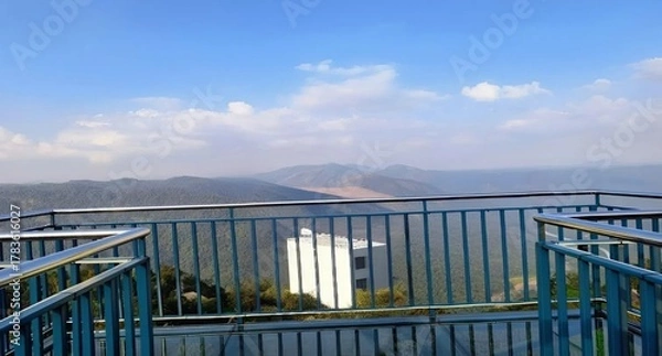 Obraz bridge over the mountain 