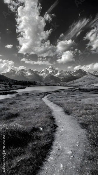 Fototapeta Canvas of the Ancestral Pah: An Unfolding Journey Though Boundless Horizons ofNature