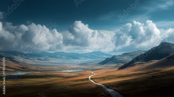 Fototapeta Canvas of the Ancestral Pah: An Unfolding Journey Though Boundless Horizons ofNature