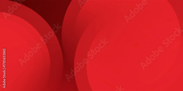 Fototapeta Red abstract background. Dynamic shapes composition. Eps10 vector