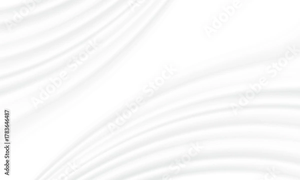 Obraz white background with abstract wave line
