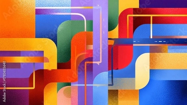 Obraz Abstract Visual Representation Concepts and Design