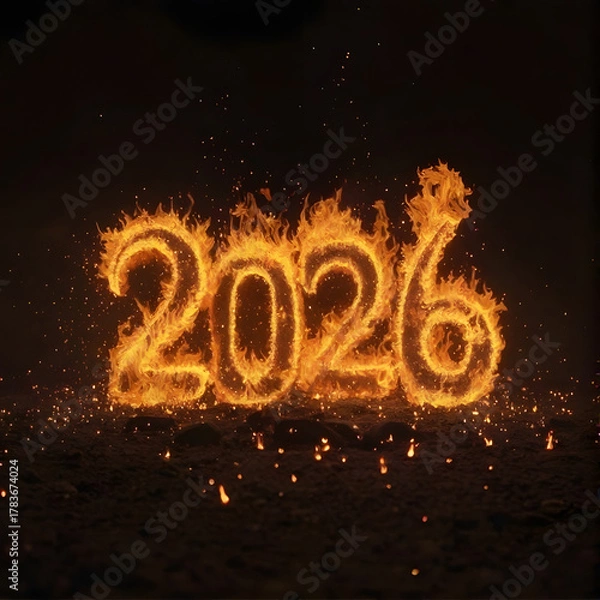 Fototapeta Happy new year