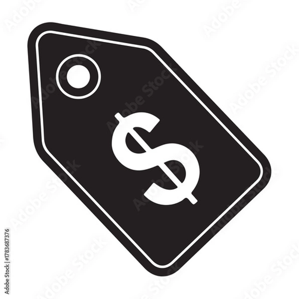 Fototapeta price icon vector 