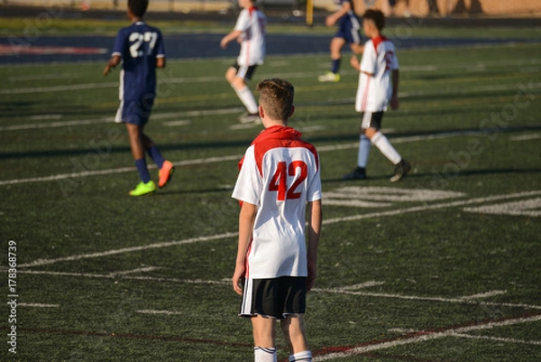 Fototapeta Player waiting to sub in