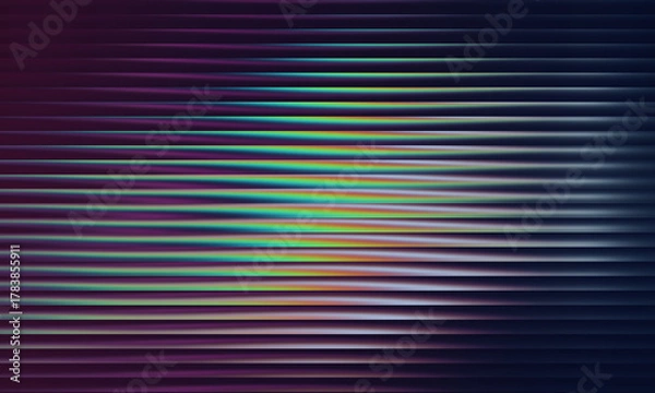 Fototapeta A mesmerizing blend of iridescent lines creates a captivating abstract background with a modern and artistic feel