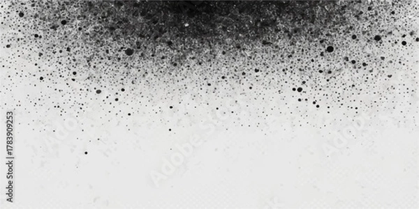 Fototapeta Clear, fresh rain drops on the wet window glass creating an abstract blue texture