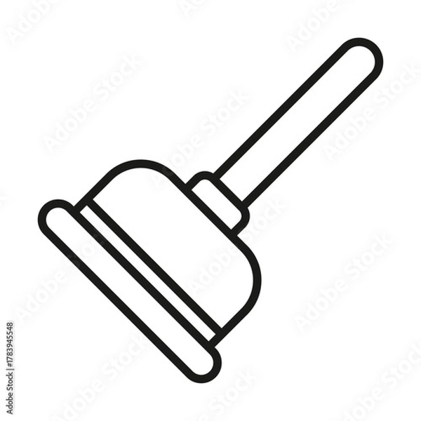 Obraz plunger icon vector design template