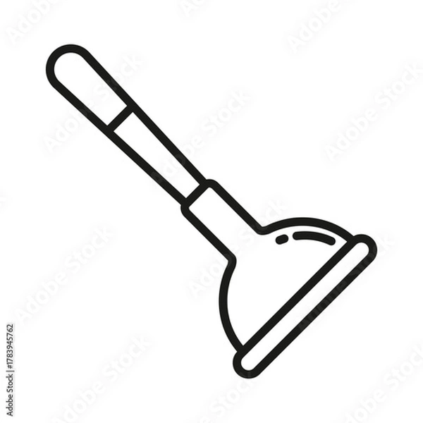 Obraz plunger icon vector design template