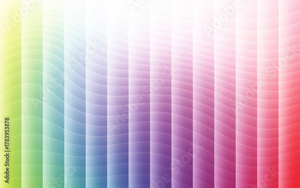 Fototapeta Abstract rainbow gradient wavy vertical stripes background image