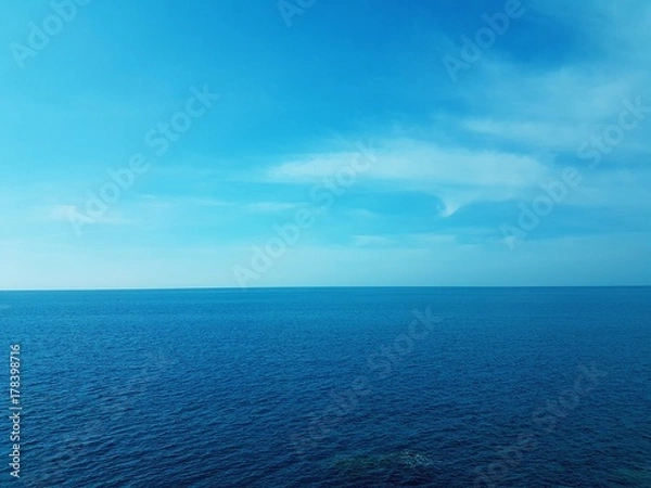 Fototapeta bleu mer