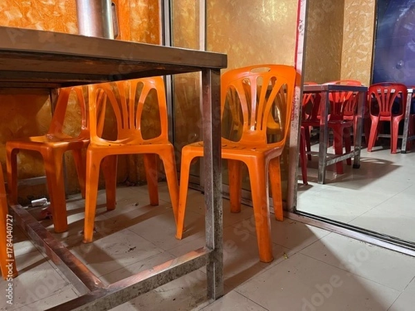 Fototapeta interior of cafe