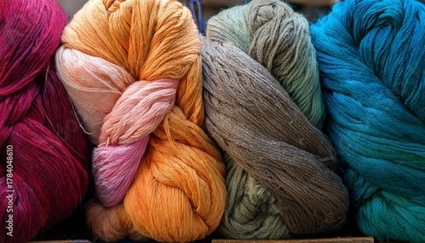 Obraz Alpaca Wool Naturally Colored Peruvian Yarn