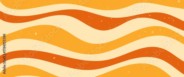 Fototapeta Zebra groovy Y2K color lines.