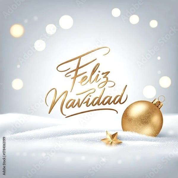 Obraz Feliz Navidad.Weihnachten auf Spanisch