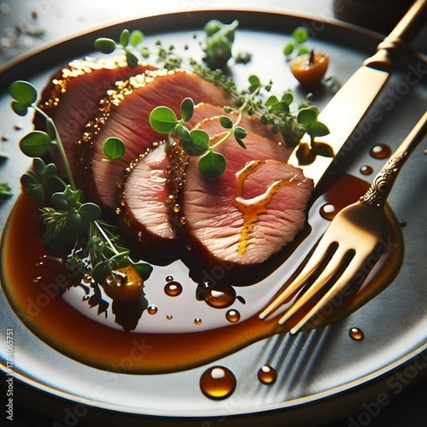 Obraz Saftiges Fleischgericht