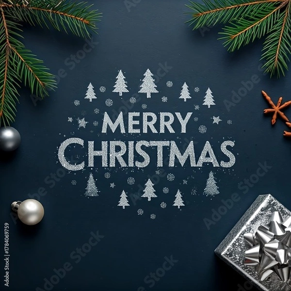 Obraz Merry Christmas.