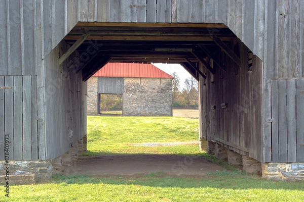 Obraz Farm Buildings
