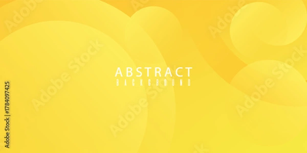 Fototapeta Fluid yellow gradient shapes composition. for presentation design. Vermilion base for website, print, base for banners, wallpapers, business cards, brochure, banner. Suitf for bussines, banners