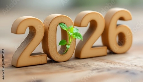 Fototapeta 2026 New Beginnings