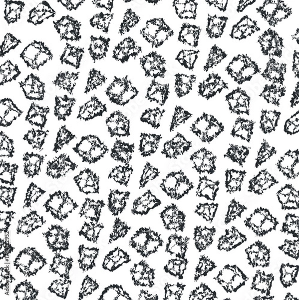 Fototapeta Torn patches create texture.