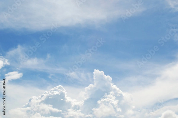 Fototapeta blue sky with clouds