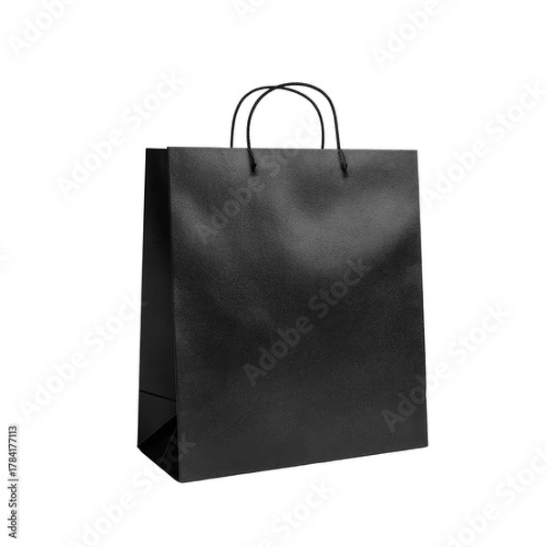 Fototapeta High-Quality Photorealistic Bag Mockup on Transparent Background