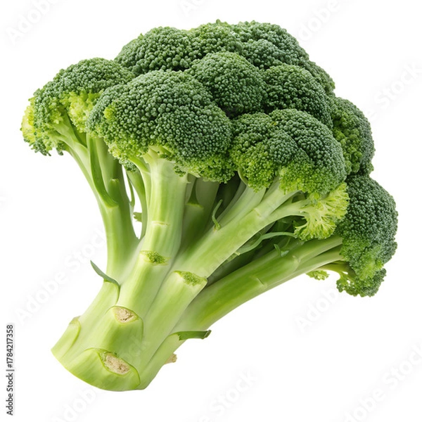 Fototapeta Broccoli isolated on white background